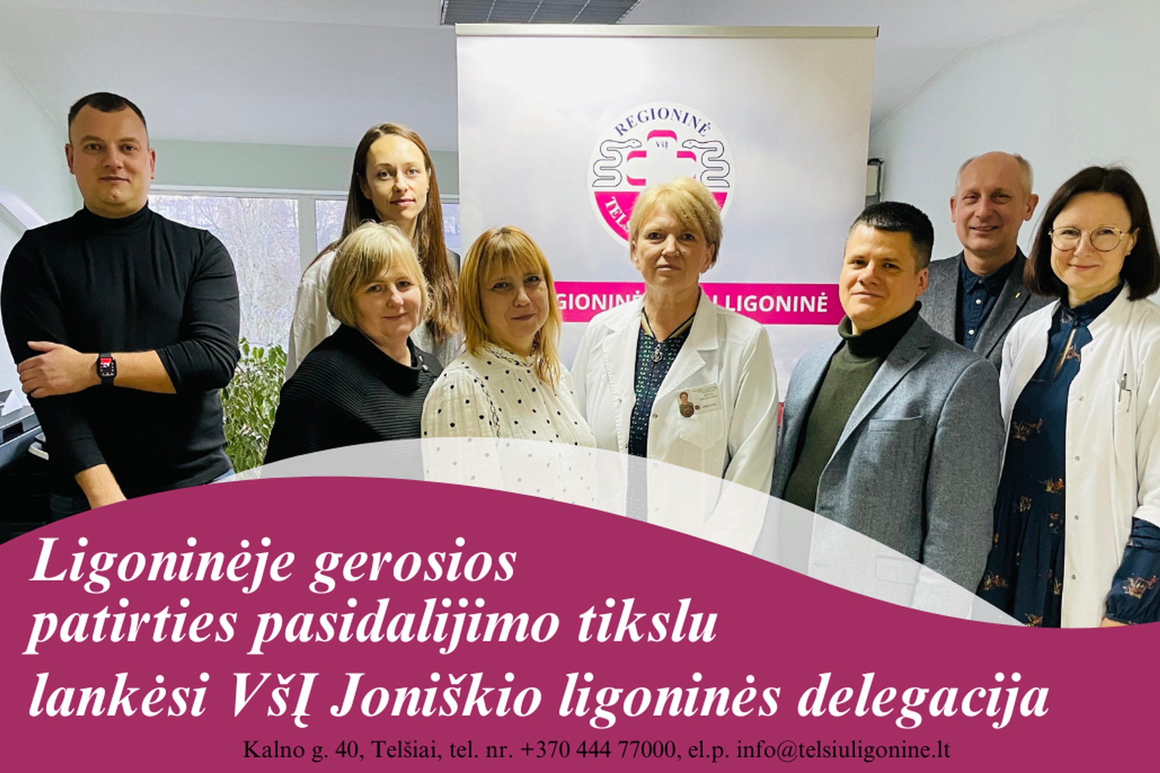 VšĮ Joniškio ligoninės delegacija