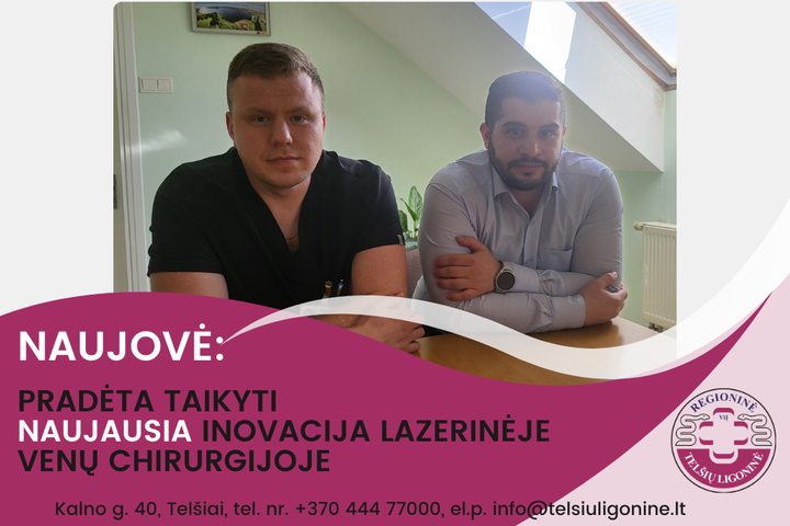 Gydytojai, dirbantys su lazerine venų chirurgija