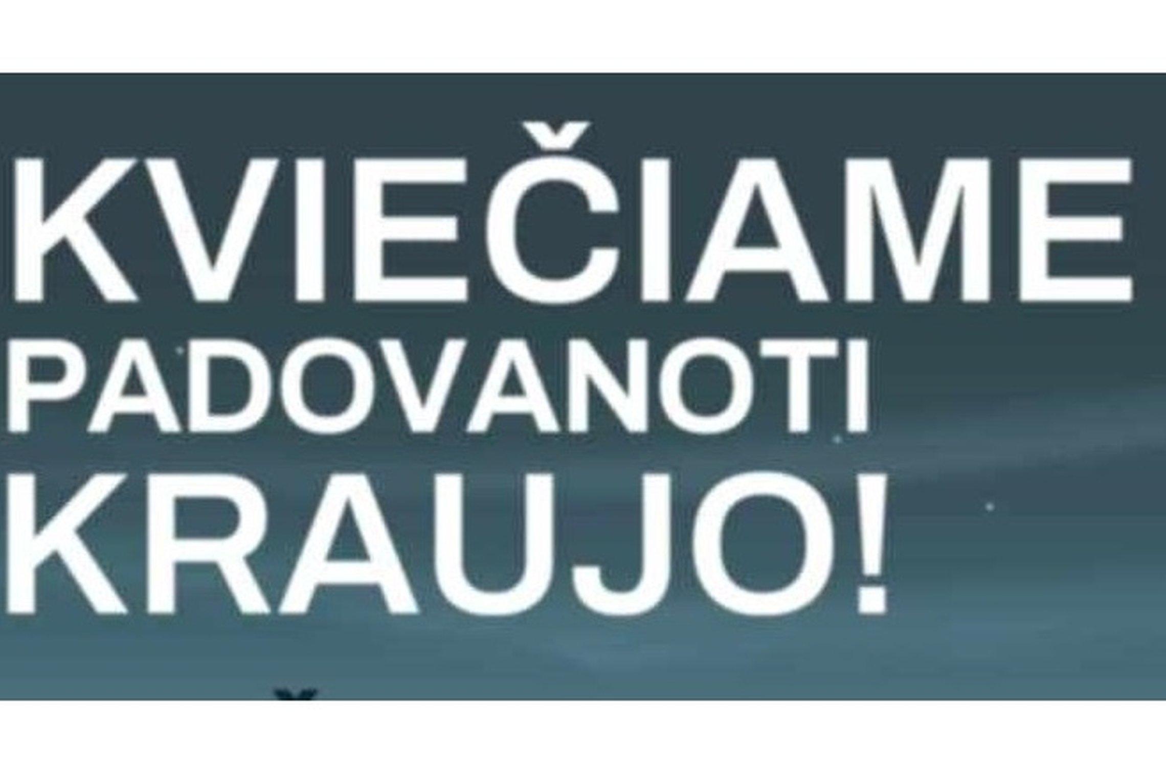 Kvietimas padovanoti kraujo