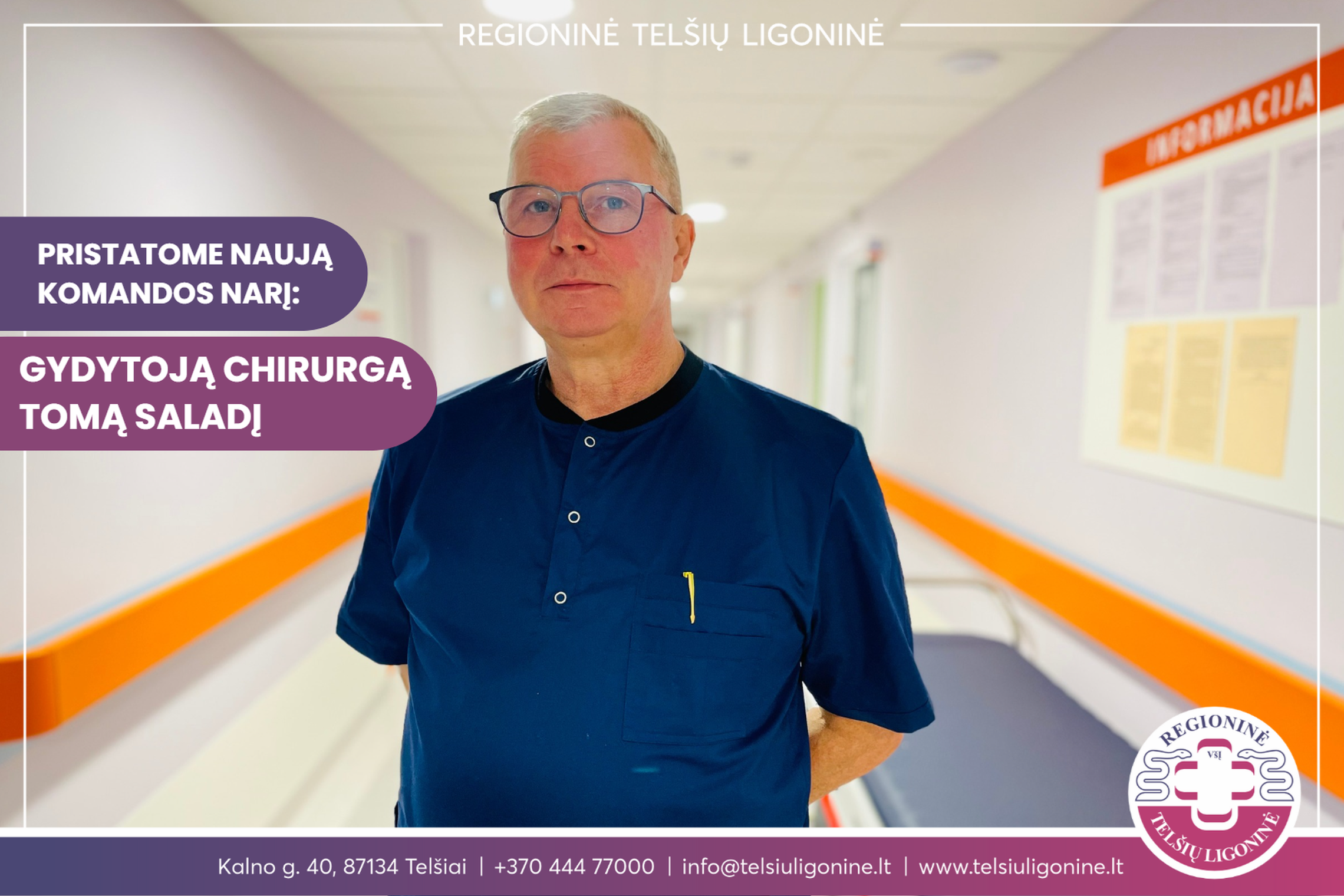 gydytojas chirurgas Tomas Saladis