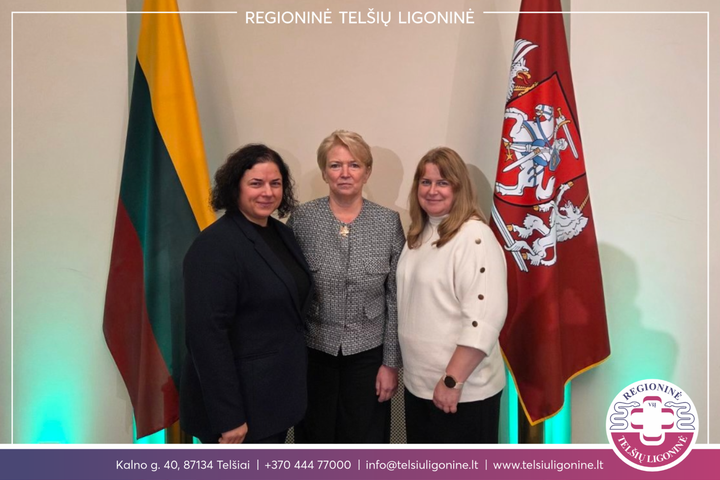 ligoninės atstovai renginyje Tieskime tiltus