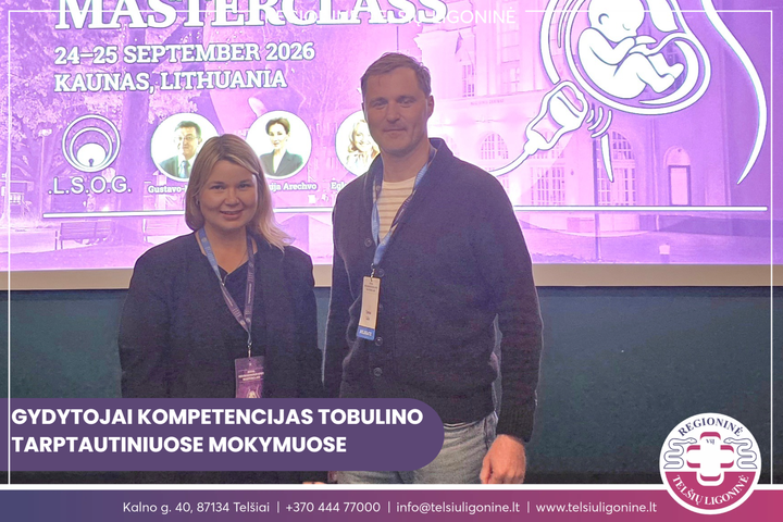 Ligoninės atstovas dalyvavo tarptautiniuose mokymuose