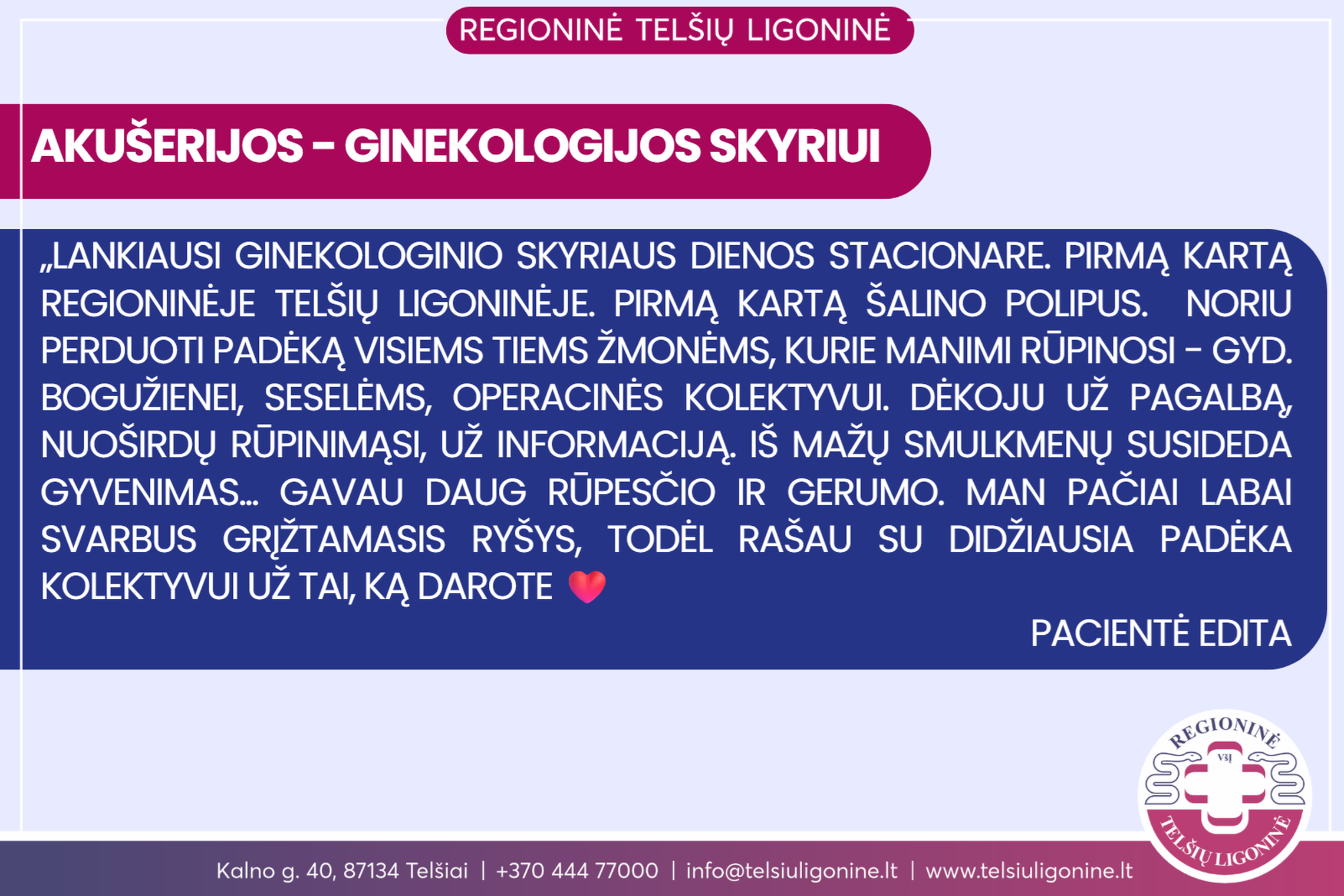 Kviečiame naudotis mūsų atsiliepimų knygomis