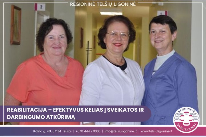 reabilitacijos skyriaus personalas
