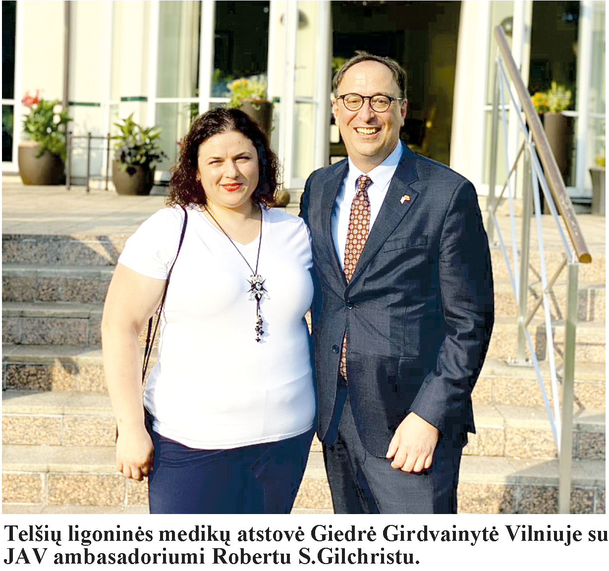 G.Girdvainyte su R.Gilchristu