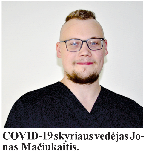 COVID-19 skyriaus vedėjas Jonas Mačiukaitis