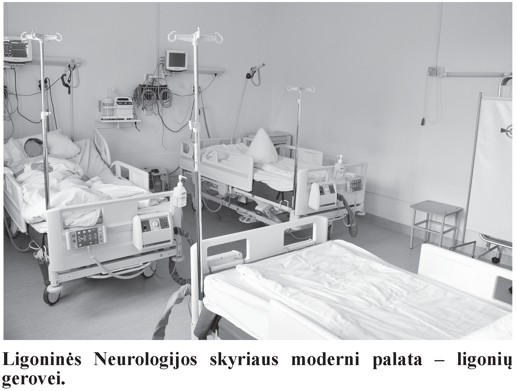 Neurologijos skyriaus moderni palata